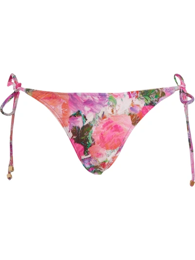 Patbo Blossom String Bikini Bottom - Rose - Size Xs