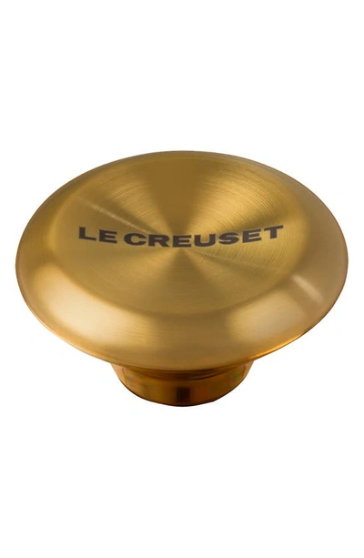 Le Creuset Small Signature Knob In Gold