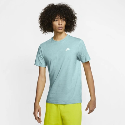 Nike Sportswear Club Men's T-shirt In Light Dew,white
