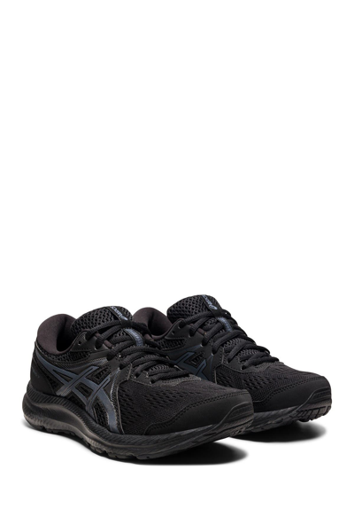 Asics Black & Grey Gel Excite 9 Sneakers In 001 Black