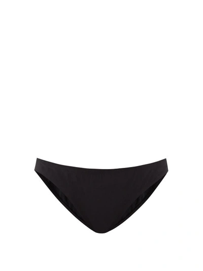 Totême Smocked Mini Bikini Bottoms Black