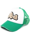 Palm Angels Adjustable Men's Cotton Hat Baseball Cap  Bear In Green