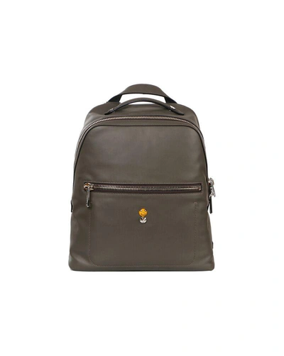 Fendi Men's Grey Leather Backpack