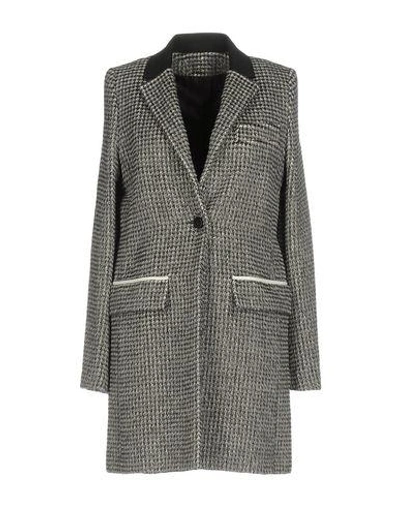 Paco Rabanne Coats In Grey