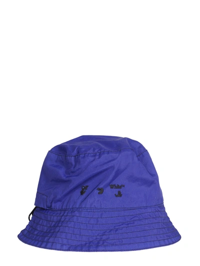 Off-white Bucket Hat In Viola