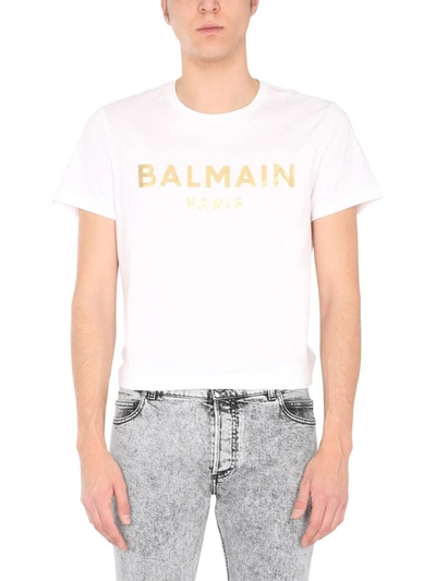 Balmain Crew Neck T-shirt In White