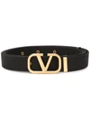 Valentino Garavani Vlogo Belt In Black