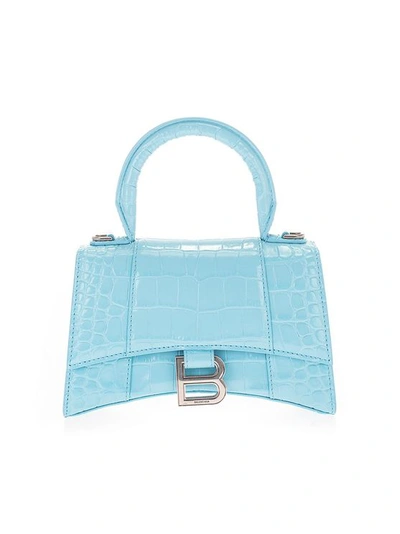 Balenciaga Women's 5928331lr6y4805 Light Blue Leather Handbag