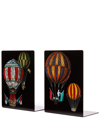 Fornasetti Bookends Palloni In Multicolour