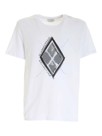 Ballantyne Print T-shirt In White