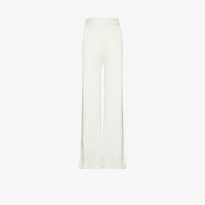 Jil Sander High-waist Straight-leg Trousers In White