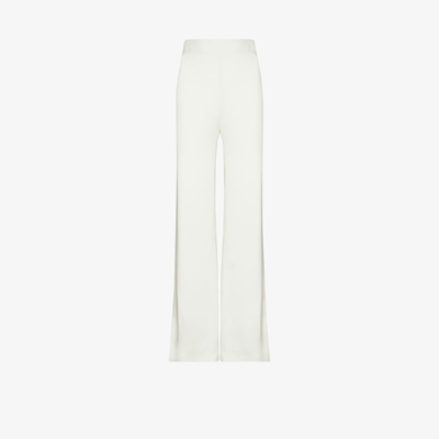 Jil Sander High-waist Straight-leg Trousers In Natural