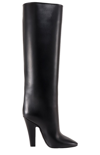 Saint Laurent 68 Tube Boots In Black