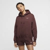 Nike Sportswear Women's Fleece Hoodie In Dark Pony,white