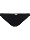 Totême Mini Low-rise Bikini Bottoms In Black