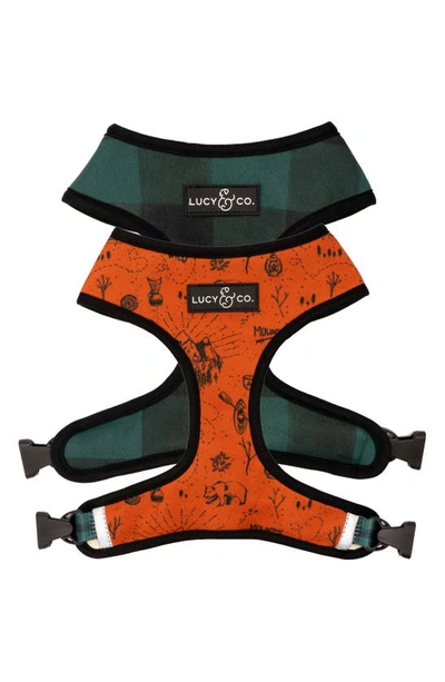 Lucy And Co Enchanted Forest Reversible Harness In Green