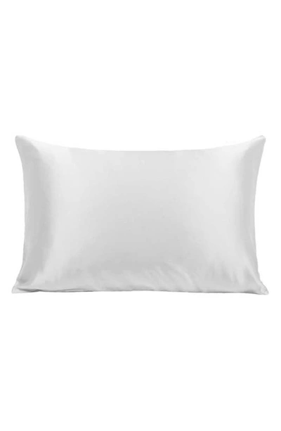 Night Vegan Satin Pillowcase In White