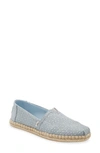 Toms Alpargata Slip-on In Sky Blue