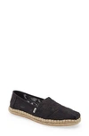 Toms Alpargata Slip-on In Black Blended