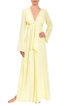 Everyday Ritual Diane Cotton Duster Robe In Limoncello