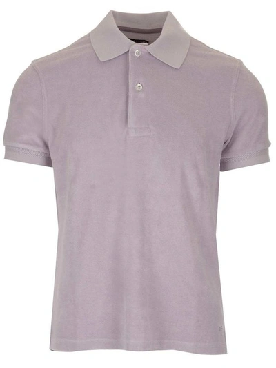 Tom Ford Men's Purple Other Materials Polo Shirt