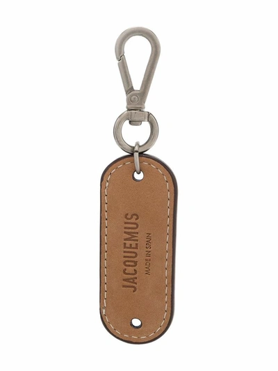 Jacquemus Men's Brown Leather Key Chain
