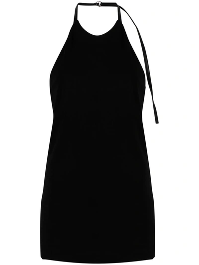 Trussardi Halterneck Sleeveless Top In Black