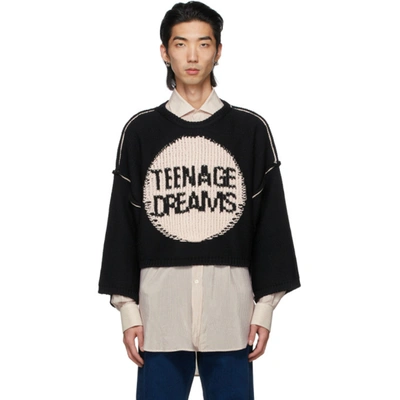 その他 RAF SIMONS TEENAGE DREAMS SWEATSHIRT (211-W166B_190030050) Teenage Dreams Oversized Hoodie - Black – Feature