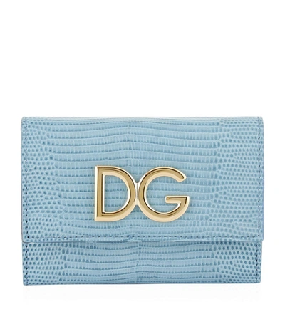 Dolce & Gabbana Logo French Flap Wallet In Multi