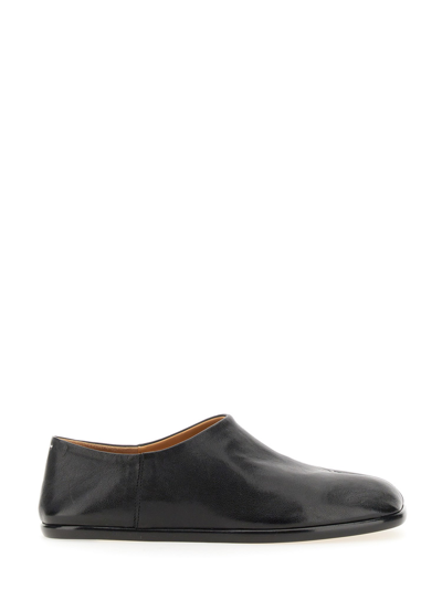 Maison Margiela Slip On Tabi Loafers In Black