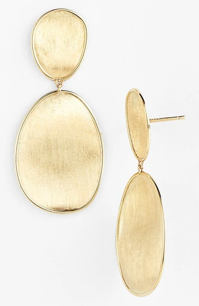 Marco Bicego Lunaria Drop Earrings In Gold