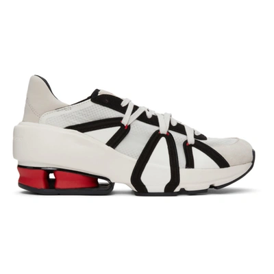 Y-3 Off-white & Black Sukui Iii Sneakers In Offwhite/bl