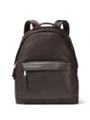 Michael Kors Leather Backpack In Brown