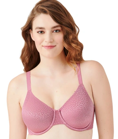 Wacoal Women's Back Appeal Underwire Bra 855303 In Heather Rose