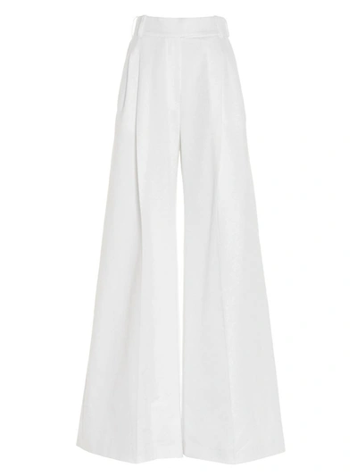 Alexandre Vauthier Palazzo Pants In White