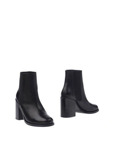Folk Ankle Boots In Black