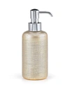 Labrazel Woven Metallic Pump Dispenser With Chrome Polished Top