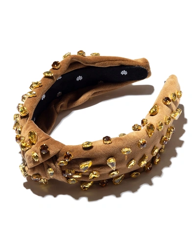 Lele Sadoughi Knotted Candy Jewelled Headband - Camel- Amazon.com: Lele Sadoughi Women main image 3
