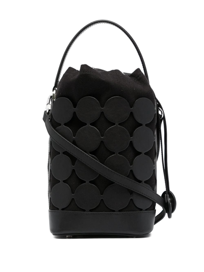 Pierre Hardy Bulles Cut-out Detail Bucket Bag In Black  