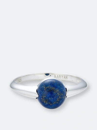 Aaryah Avan Lapis Lazuli Ring In Blue