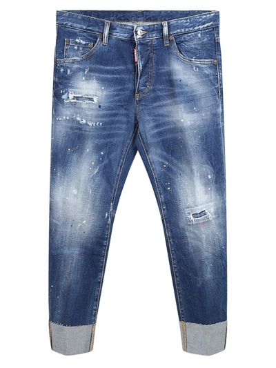 Dsquared2 20cm Big Brother Denim Jeans In Blue | ModeSens
