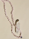 Aaryah Nara Beaded Mask Chain In Pink