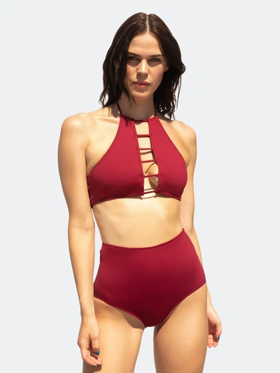 Bezzant Katie Bikini Top In Red