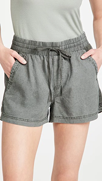 Splendid Campside Shorts In V Olv Brn