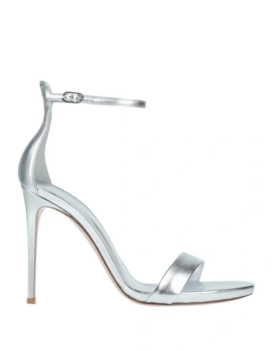 Le Silla Sandals In Silver