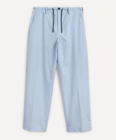 Dries Van Noten Penny Loose-fit Trousers In Light Blue