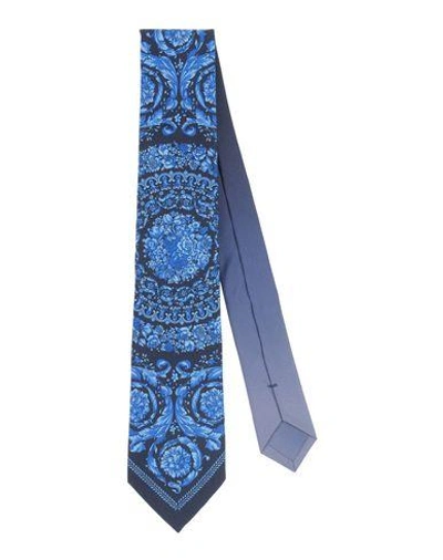 Versace Tie In Blue
