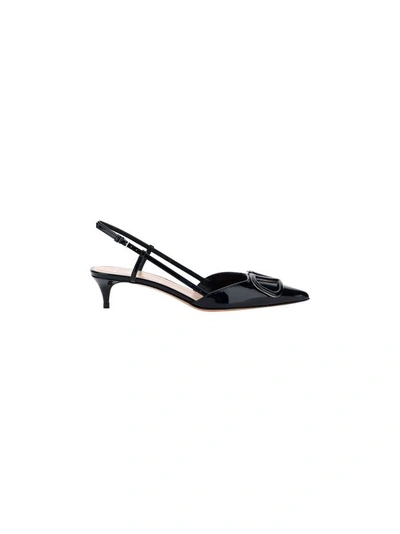 Valentino Garavani Women's Black Other Materials Sandals