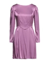 Kontatto Short Dresses In Mauve