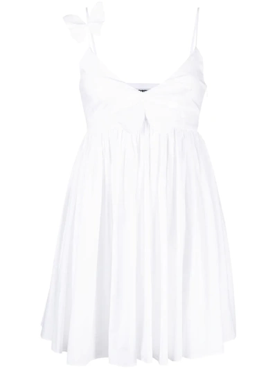 Vivetta Butterfly-appliqué Mini Dress In White